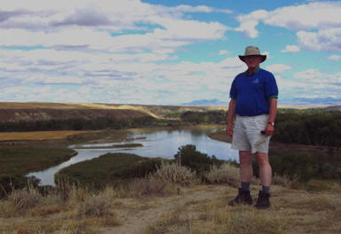 Dr. Art Pitz at Decision Point in Montana